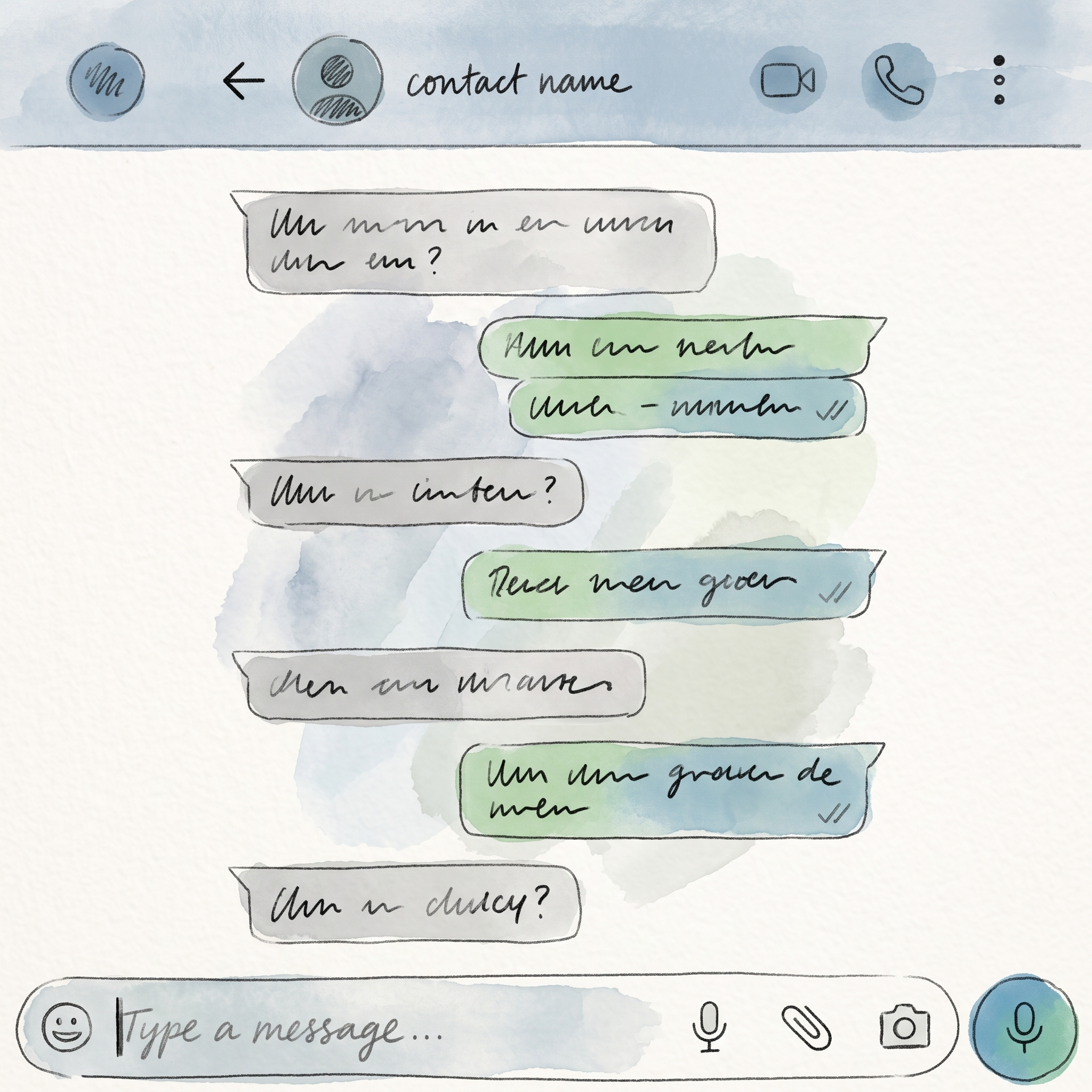 WhatsApp support screenshot